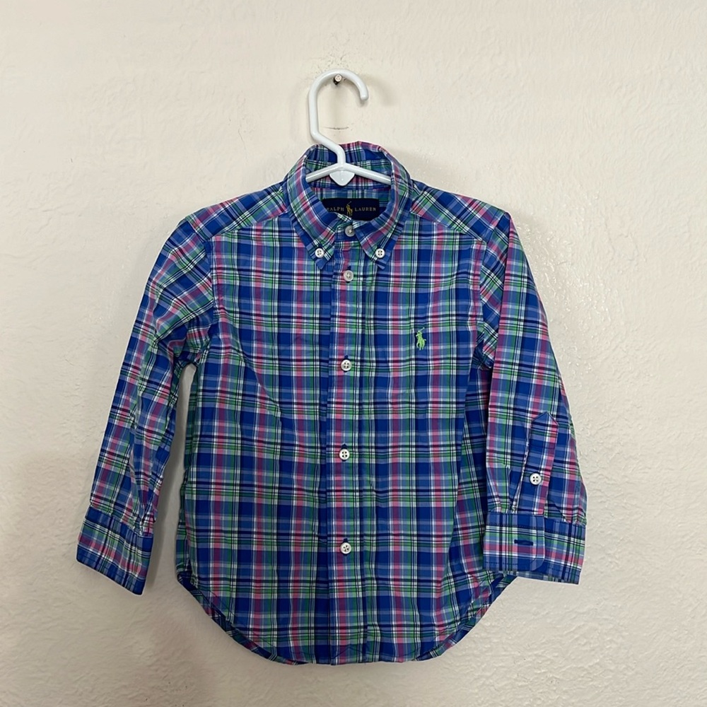 Boys Ralph Lauren 2 T plaid shirt